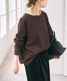 Spick & Span（スピックアンドスパン）の「《WEB限定カラー有り / 追加》ボートネックバックタックプルオーバー（Tシャツ/カットソー・レディース）」