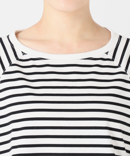 Spick & Span（スピックアンドスパン）の「《WEB限定カラー有り / 追加》ボートネックバックタックプルオーバー（Tシャツ/カットソー・レディース・キャメル/マルチ/ベージュ/ブラウン・FREE）」の7枚目の写真