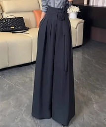 ハイウェストワイドパンツ