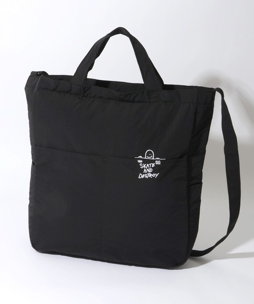 THRASHER(スラッシャー)の「【THRASHER/スラッシャー】2way ショルダーバッグ トートバッグL(トートバッグ・メンズ・ブラック系2/ブラック系1・FREE)」の1枚目の写真