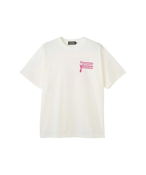HYSTERIC GLAMOUR(ヒステリックグラマー)の「GOOD BAD GIRLS Tシャツ(Tシャツ/カットソー・メンズ・グリーン/ブラック/ホワイト・SMALL/X-LARGE/LARGE/MEDIUM)」の4枚目の写真