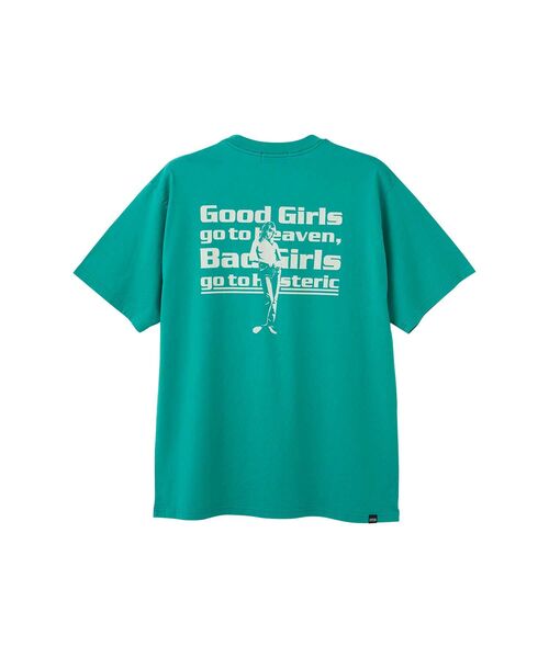 HYSTERIC GLAMOUR(ヒステリックグラマー)の「GOOD BAD GIRLS Tシャツ(Tシャツ/カットソー・メンズ・グリーン/ブラック/ホワイト・SMALL/X-LARGE/LARGE/MEDIUM)」の5枚目の写真