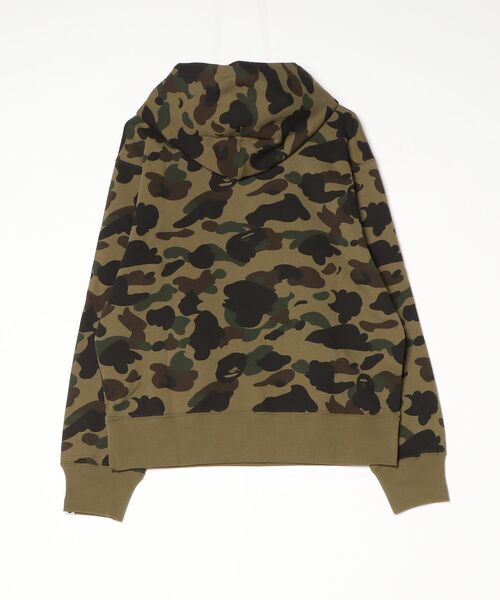 A BATHING APE(アベイシングエイプ)の「1ST CAMO ONE POINT PULLOVER HOODIE(パーカー・レディース・ピンク/グリーン・SMALL/MEDIUM)」の7枚目の写真