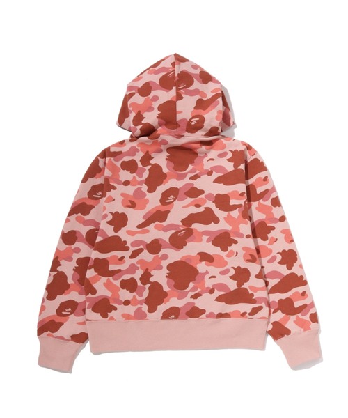 A BATHING APE(アベイシングエイプ)の「1ST CAMO ONE POINT PULLOVER HOODIE(パーカー・レディース・ピンク/グリーン・SMALL/MEDIUM)」の4枚目の写真