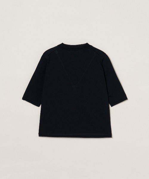 three dots(スリードッツ)の「チリィ ニットトップス(ニット/セーター・レディース・ブラック/ホワイト/ベージュ・SMALL/MEDIUM)」の5枚目の写真
