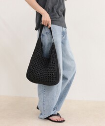 CACHELLIE（カシェリエ）の「【Cachellie/カシェリエ】ペーパーラメテープワンハンドルバッグ（ショルダーバッグ）」