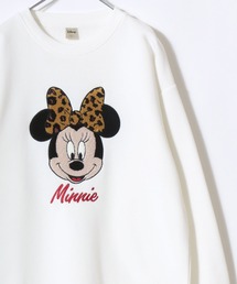 2026AW Disney/ディズニー 別注 ミッキー/ミニー/ トイ・ストーリー/スリンキードック/チップとデール/101匹わんちゃん/ベイマックス オーバーサイズ ワンポイント サガラ刺繍 スウェットトレーナー レディース メンズ