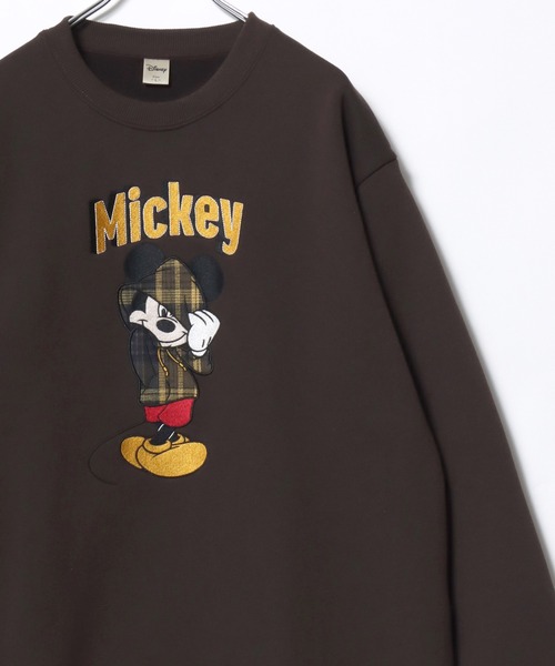Disney(ディズニー)の「2026AW Disney/ディズニー 別注 ミッキー/ミニー/ トイ・ストーリー/スリンキードック/チップとデール/101匹わんちゃん/ベイマックス オーバーサイズ ワンポイント サガラ刺繍 スウェットトレーナー レディース メンズ(スウェット・レディース・アッシュグレー/ベージュ/ブラウン/オフホワイト/ホワイト系その他/ブラック系その他/グレー系その他/スミクロ/ブラック系その他2/グレー系その他2/ブラック系その他6/ブラウン系その他/ブラック系その他5/グレー系その他3/サックスブルー/ベージュ系その他5/ホワイト系その他2/ブラック系その他3/ブラック系その他4/ベージュ系その他3・LL/M/L)」の16枚目の写真