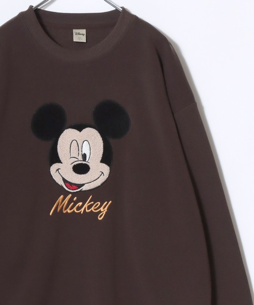 Disney(ディズニー)の「2026AW Disney/ディズニー 別注 ミッキー/ミニー/ トイ・ストーリー/スリンキードック/チップとデール/101匹わんちゃん/ベイマックス オーバーサイズ ワンポイント サガラ刺繍 スウェットトレーナー レディース メンズ(スウェット・レディース・アッシュグレー/ベージュ/ブラウン/オフホワイト/ホワイト系その他/ブラック系その他/グレー系その他/スミクロ/ブラック系その他2/グレー系その他2/ブラック系その他6/ブラウン系その他/ブラック系その他5/グレー系その他3/サックスブルー/ベージュ系その他5/ホワイト系その他2/ブラック系その他3/ブラック系その他4/ベージュ系その他3・LL/M/L)」の15枚目の写真