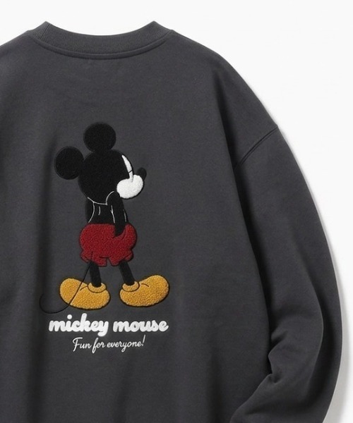 Disney(ディズニー)の「2026AW Disney/ディズニー 別注 ミッキー/ミニー/ トイ・ストーリー/スリンキードック/チップとデール/101匹わんちゃん/ベイマックス オーバーサイズ ワンポイント サガラ刺繍 スウェットトレーナー レディース メンズ(スウェット・レディース・アッシュグレー/ベージュ/ブラウン/オフホワイト/ホワイト系その他/ブラック系その他/グレー系その他/スミクロ/ブラック系その他2/グレー系その他2/ブラック系その他6/ブラウン系その他/ブラック系その他5/グレー系その他3/サックスブルー/ベージュ系その他5/ホワイト系その他2/ブラック系その他3/ブラック系その他4/ベージュ系その他3・LL/M/L)」の7枚目の写真