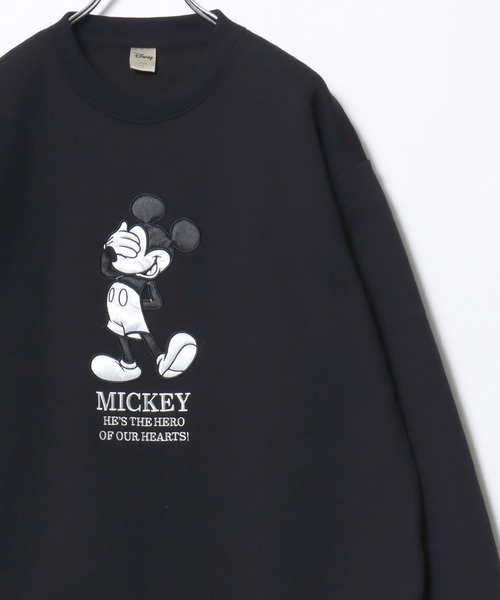 Disney(ディズニー)の「2026AW Disney/ディズニー 別注 ミッキー/ミニー/ トイ・ストーリー/スリンキードック/チップとデール/101匹わんちゃん/ベイマックス オーバーサイズ ワンポイント サガラ刺繍 スウェットトレーナー レディース メンズ(スウェット・レディース・アッシュグレー/ベージュ/ブラウン/オフホワイト/ホワイト系その他/ブラック系その他/グレー系その他/スミクロ/ブラック系その他2/グレー系その他2/ブラック系その他6/ブラウン系その他/ブラック系その他5/グレー系その他3/サックスブルー/ベージュ系その他5/ホワイト系その他2/ブラック系その他3/ブラック系その他4/ベージュ系その他3・LL/M/L)」の9枚目の写真