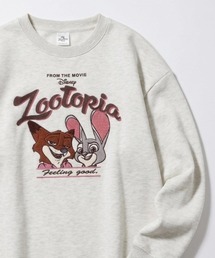 MICKEY MOUSE（ミッキーマウス）の「2026AW Disney/ディズニー 別注 ミッキー/ミニー/ トイ・ストーリー/スリンキードック/チップとデール/101匹わんちゃん/ベイマックス/ズートピア オーバーサイズ ワンポイント サガラ刺繍 スウェットトレーナー レディース メンズ（スウェット）」