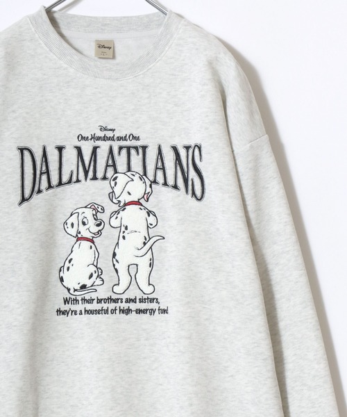 Disney(ディズニー)の「2026AW Disney/ディズニー 別注 ミッキー/ミニー/ トイ・ストーリー/スリンキードック/チップとデール/101匹わんちゃん/ベイマックス オーバーサイズ ワンポイント サガラ刺繍 スウェットトレーナー レディース メンズ(スウェット・レディース・アッシュグレー/ベージュ/ブラウン/オフホワイト/ホワイト系その他/ブラック系その他/グレー系その他/スミクロ/ブラック系その他2/グレー系その他2/ブラック系その他6/ブラウン系その他/ブラック系その他5/グレー系その他3/サックスブルー/ベージュ系その他5/ホワイト系その他2/ブラック系その他3/ブラック系その他4/ベージュ系その他3・LL/M/L)」の11枚目の写真