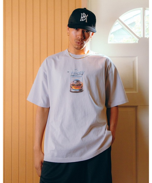 KEBOZ(ケボズ)の「G2G S/S TEE(Tシャツ/カットソー・メンズ・グレー/スカイブルー/ホワイト・S/M/L/XL)」の1枚目の写真