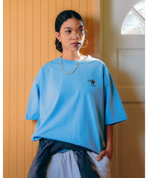 KEBOZ(ケボズ)の「G2G S/S TEE(Tシャツ/カットソー・メンズ・グレー/スカイブルー/ホワイト・S/M/L/XL)」の5枚目の写真