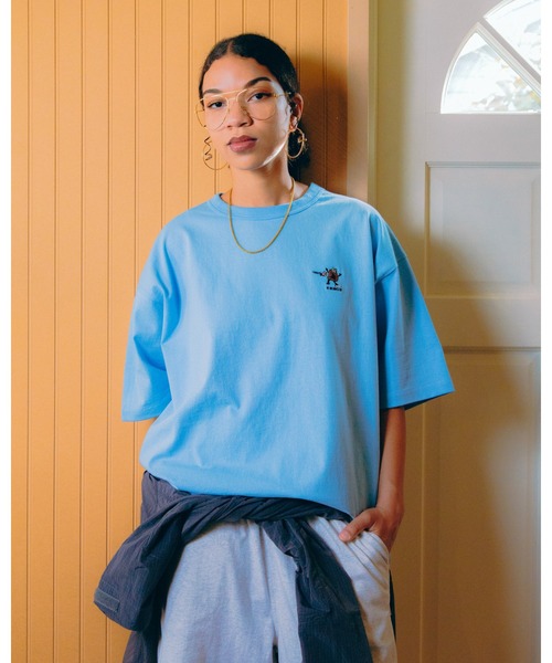 KEBOZ(ケボズ)の「G2G S/S TEE(Tシャツ/カットソー・メンズ・グレー/スカイブルー/ホワイト・S/M/L/XL)」の6枚目の写真