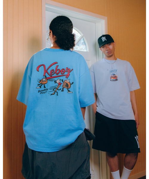 KEBOZ(ケボズ)の「G2G S/S TEE(Tシャツ/カットソー・メンズ・グレー/スカイブルー/ホワイト・S/M/L/XL)」の9枚目の写真