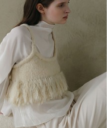 Mesh Frill Camisole（キャミソール）｜anuke（アンヌーク）の