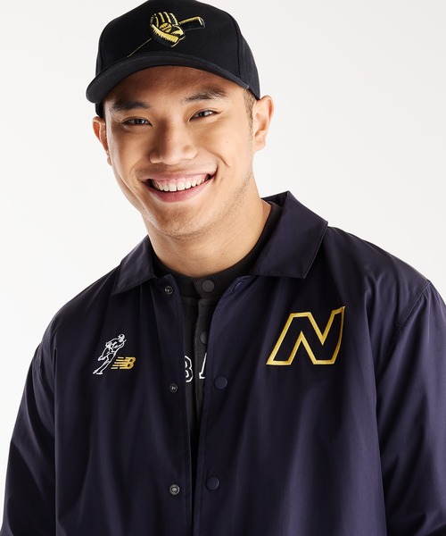 NEW BALANCE(ニューバランス)の「大谷翔平シグネチャーコーチジャケット(ブルゾン・メンズ・スミクロ/アイボリー・SMALL/MEDIUM/LARGE/X-LARGE/XX-LARGE/XXX-LARGE)」の4枚目の写真