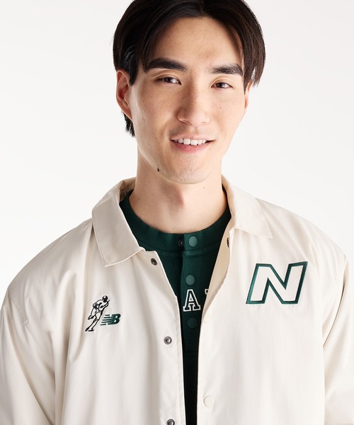 NEW BALANCE(ニューバランス)の「大谷翔平シグネチャーコーチジャケット(ブルゾン・メンズ・スミクロ/アイボリー・SMALL/MEDIUM/LARGE/X-LARGE/XX-LARGE/XXX-LARGE)」の12枚目の写真