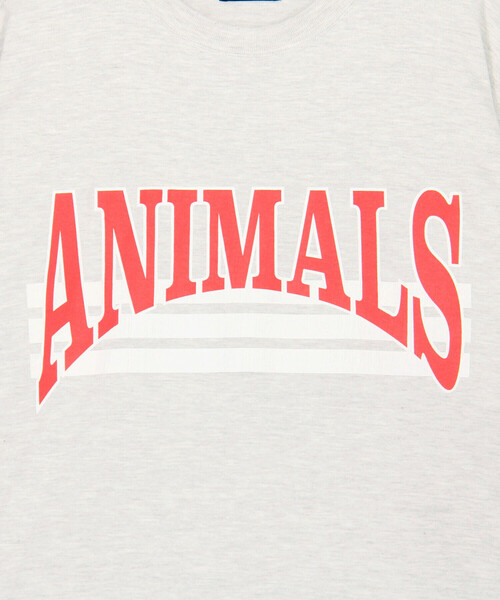 Bshop(ビショップ)の「STUDIO WEAREALLANIMALS | Curved Arch Logo 半袖Tシャツ MEN(Tシャツ/カットソー・メンズ・グレー系その他・L/XL)」の7枚目の写真