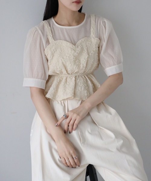 model：164cm. 着用サイズ：FREE