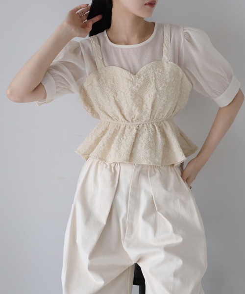 model：164cm. 着用サイズ：FREE