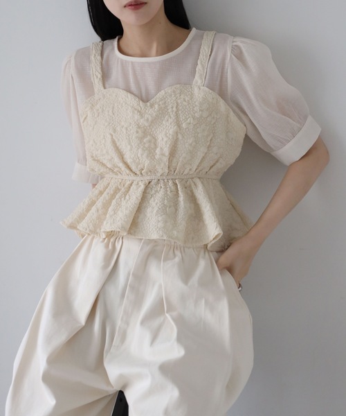 model：164cm. 着用サイズ：FREE