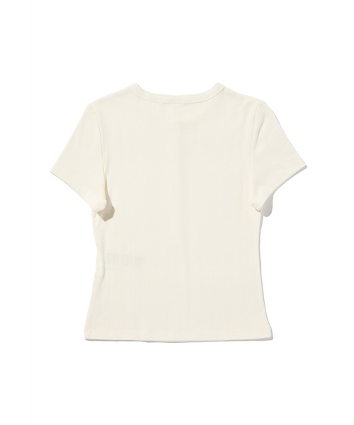 Levi's（リーバイス）の「Levi's/リーバイス DRY GOODS ポインテール ショートスリーブ ヘンリーネックTシャツ（Tシャツ/カットソー・レディース・ホワイト・XS/S/M）」の5枚目の写真