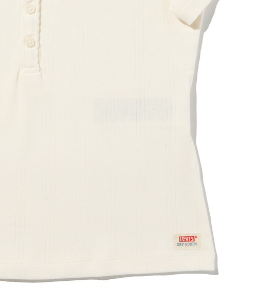 Levi's（リーバイス）の「Levi's/リーバイス DRY GOODS ポインテール ショートスリーブ ヘンリーネックTシャツ（Tシャツ/カットソー・レディース・ホワイト・XS/S/M）」の8枚目の写真