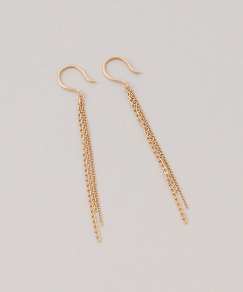 plage(プラージュ)の「MARIHA / マリハ アマオト SV(K18P) 5cm ピアス(両耳用)(ピアス(両耳用)・レディース・ゴールド・FREE)」の1枚目の写真