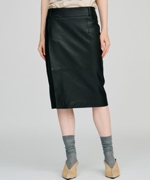 PRANK PROJECT | 【2026Autumn Pre-Order】シープスキンレザースリットスカート / Sheepskin Leather Slit Skirt(スカート)