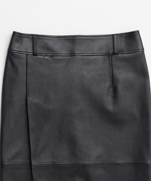 PRANK PROJECT(プランクプロジェクト)の「【2026Autumn Pre-Order】シープスキンレザースリットスカート / Sheepskin Leather Slit Skirt(スカート・レディース・ブラウン/ブラック・38/36)」の19枚目の写真