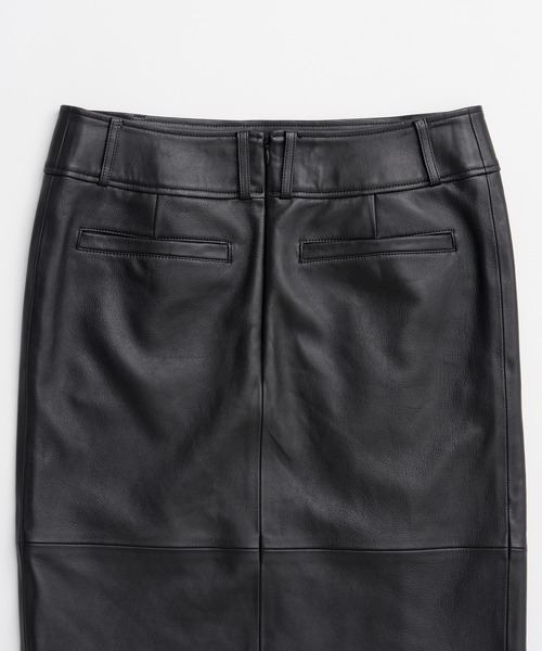 PRANK PROJECT(プランクプロジェクト)の「【2026Autumn Pre-Order】シープスキンレザースリットスカート / Sheepskin Leather Slit Skirt(スカート・レディース・ブラウン/ブラック・38/36)」の20枚目の写真