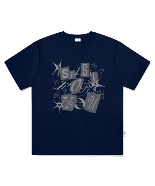PAGESIISII(ページシシ)の「シシフォユプリンティング半袖Tシャツネイビー(Tシャツ/カットソー・レディース・その他・SMALL/MEDIUM/LARGE)」の2枚目の写真