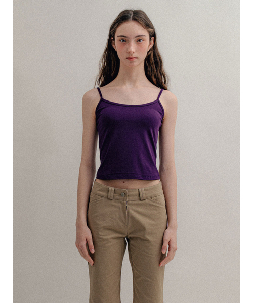 VISUS(ヴィスシュ)の「Basic Sleeveless_Purple(Tシャツ/カットソー・レディース・その他・SMALL/MEDIUM)」の1枚目の写真