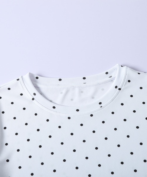 SUGAR BISKET(シュガービスケット)の「ドットフリルTシャツ(Tシャツ/カットソー・レディース・ホワイト/ベージュ/ブラック・フリー)」の13枚目の写真