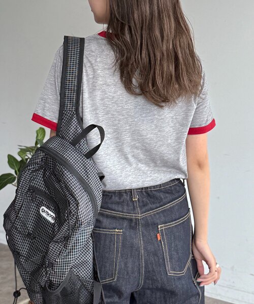 CPCM(シーピーシーエム)の「スラブリンガー半袖T(Tシャツ/カットソー・レディース・ホワイト/ネイビー/オレンジ/グレー・FREE)」の12枚目の写真