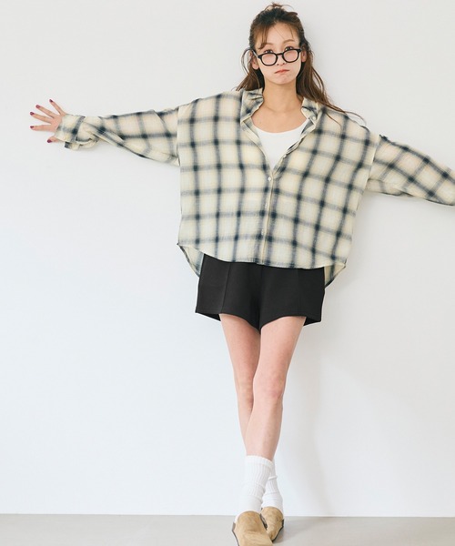coca(coca)(コカ)の「【西山茉希様着用】ソフトスウェットショートパンツ(スウェットパンツ・レディース・ブラック/ダークブラウン/グレー/チャコール・S/M/L)」の10枚目の写真