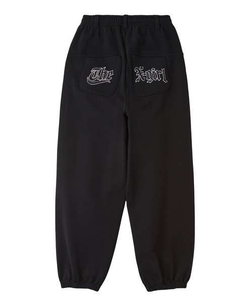 X-girl（エックスガール）の「EMBROIDERED POCKET VOLUME SWEATPANTS（スウェットパンツ・レディース・アッシュ/ブラック・S/M）」の17枚目の写真
