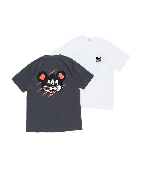 TOKYO CULTUART by BEAMS(トウキョウカルチャートバイビームス)の「Kousuke Shimizu / 3EYE MOUSE T-Shirt(Tシャツ/カットソー・レディース・チャコールグレー/ホワイト・X-LARGE/MEDIUM/LARGE/SMALL)」の10枚目の写真