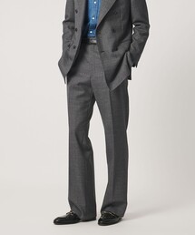 UNITED ARROWS | ハウンドトゥース フレア ノープリーツ スラックス ヨコストレッチ(スラックス)