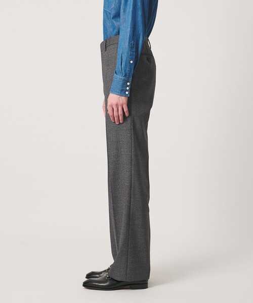 UNITED ARROWS（ユナイテッドアローズ）の「ハウンドトゥース フレア ノープリーツ スラックス ヨコストレッチ（スラックス・メンズ・ダークグレー・46/50/48/44）」の7枚目の写真