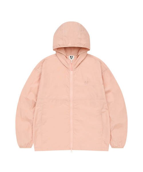 LMR(エルエムアール)の「フローラルロゴクランキーフードウインドブレーカー ピンク(パーカー・レディース・PINK・MEDIUM/SMALL)」の7枚目の写真