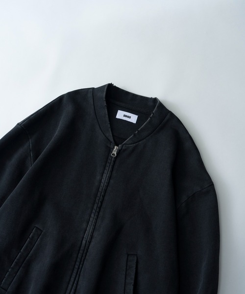 SINSS(シンス)の「Zip neck sweat / ジップネックスウェット(スウェット・メンズ・ブラック系その他/グレー系その他・X-SMALL/SMALL/MEDIUM/LARGE)」の15枚目の写真