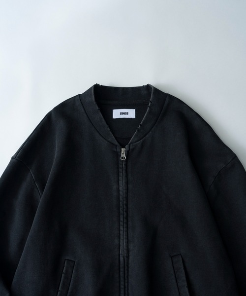 SINSS(シンス)の「Zip neck sweat / ジップネックスウェット(スウェット・メンズ・ブラック系その他/グレー系その他・X-SMALL/SMALL/MEDIUM/LARGE)」の16枚目の写真