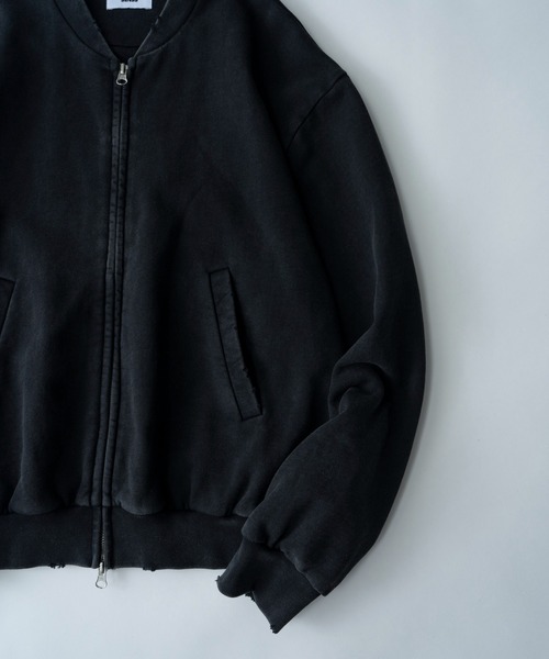 SINSS(シンス)の「Zip neck sweat / ジップネックスウェット(スウェット・メンズ・ブラック系その他/グレー系その他・X-SMALL/SMALL/MEDIUM/LARGE)」の17枚目の写真