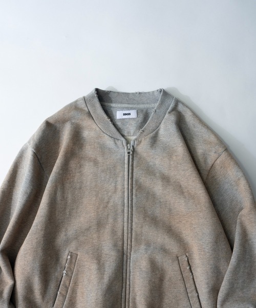 SINSS(シンス)の「Zip neck sweat / ジップネックスウェット(スウェット・メンズ・ブラック系その他/グレー系その他・X-SMALL/SMALL/MEDIUM/LARGE)」の22枚目の写真