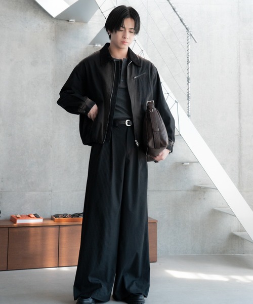 SINSS(シンス)の「Zip neck sweat / ジップネックスウェット(スウェット・メンズ・ブラック系その他/グレー系その他・X-SMALL/SMALL/MEDIUM/LARGE)」の5枚目の写真