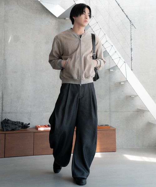 SINSS(シンス)の「Zip neck sweat / ジップネックスウェット(スウェット・メンズ・ブラック系その他/グレー系その他・X-SMALL/SMALL/MEDIUM/LARGE)」の12枚目の写真